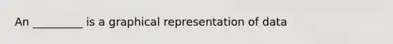 An _________ is a graphical representation of data