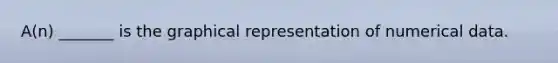 A(n) _______ is the graphical representation of numerical data.