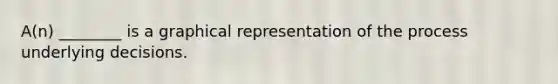 A(n) ________ is a graphical representation of the process underlying decisions.