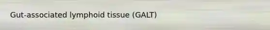 Gut-associated lymphoid tissue (GALT)