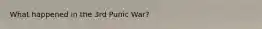 What happened in the 3rd Punic War?