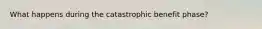 What happens during the catastrophic benefit phase?