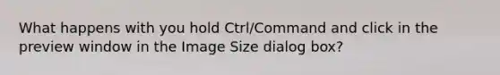 What happens with you hold Ctrl/Command and click in the preview window in the Image Size dialog box?