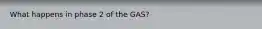 What happens in phase 2 of the GAS?