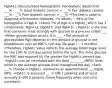 HgbA1c (Glycosylated Hemoglobin): Nondiabetic adult/child: ___% - ___% Good diabetic control: ___% •This test is used to diagnose and monitor diabetes. •In adults, ~ 98% of the hemoglobin is Hgb A. •About 7% of Hgb A is HgbA1, which has 3 components: HgbA1a, HgbA1b, and HgbA1c. •HgbA1c is the one that combines most strongly with glucose in a process called ___. •When glycosylation occurs, it is ___. •The amount of glycosylated Hgb depends on the amount of glucose in the bloodstream over an RBC's 120-day life span (~ 3 months). •Therefore, HgbA1c value reflects the average blood sugar level for the 100- to 120-day period before the test. The more glucose the RBC was exposed to, the greater the HgbA1c percentage. •HgbA1c can be correlated with the daily __ __ ___ (MPG) level, which is the average glucose level throughout the day. •Each ___% change in HgbA1c represents an approximately ___mg/dL MPG. •HbA1C is assessed ___ in DM 1 patients and at least annually in DM 2 patients (more frequently when control is uncertain).