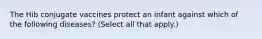 The Hib conjugate vaccines protect an infant against which of the following diseases? (Select all that apply.)