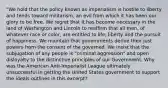 "We hold that the policy known as imperialism is hostile to liberty and tends toward militarism, an evil from which it has been our glory to be free. We regret that it has become necessary in the land of Washington and Lincoln to reaffirm that all men, of whatever race or color, are entitled to life, liberty and the pursuit of happiness. We maintain that governments derive their just powers from the consent of the governed. We insist that the subjugation of any people is "criminal aggression" and open disloyalty to the distinctive principles of our Government. Why was the American Anti-Imperialist League ultimately unsuccessful in getting the United States government to support the ideals outlines in this excerpt?