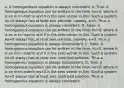 a. A homogeneous equation is always consistent. A. True. A homogenous equation can be written in the form Ax=0​, where A is an m×n matrix and 0 is the zero vector in ℝm. Such a system Ax=0 always has at least one​ solution, namely, x=0. Thus a homogenous equation is always consistent. B. False. A homogenous equation can be written in the form Ax=0​, where A is an m×n matrix and 0 is the zero vector in ℝm. Such a system Ax=0 always has at least one​ solution, namely, x=0. Thus a homogenous equation is always inconsistent. C. False. A homogenous equation can be written in the form Ax=0​, where A is an m×n matrix and 0 is the zero vector in ℝm. Such a system Ax=0 always has at least one nontrivial solution. Thus a homogenous equation is always inconsistent. D. True. A homogenous equation can be written in the form Ax=0​, where A is an m×n matrix and 0 is the zero vector in ℝm. Such a system Ax=0 always has at least one nontrivial solution. Thus a homogenous equation is always consistent.