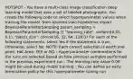 HOTSPOT - You have a multi-class image classification deep learning model that uses a set of labeled photographs. You create the following code to select hyperparameter values when training the model. from azureml.train.hyperdrive import BeyesianParameterSampling param_sampling = BayesianParameterSampling (( "learning_rate": uniform(0.01, 0.1), "batch_size": choice(16, 32, 64, 128))) For each of the following statements, select Yes if the statement is true. Otherwise, select No. NOTE: Each correct selection is worth one point. Hot Area: YES or NO - Hyperparameter combinations for the runs are selected based on how previous samples performed in the previous experiment run - The learning rate value 0.09 might be used during model training - You can define an early termination policy for this hyperparameter tuning run