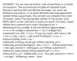 HOTSPOT - You are running Python code interactively in a Conda environment. The environment includes all required Azure Machine Learning SDK and MLflow packages. You must use MLflow to log metrics in an Azure Machine Learning experiment named mlflow-experiment. How should you complete the code? To answer, select the appropriate options in the answer area. NOTE: Each correct selection is worth one point. Hot Area: import mlflow from azureml.core import Workspace ws = Workspace.from_config() # Set the MLflow logging target >>1 >2 >3 >4 >1 >2 >3 >4<< - run.log() - mlflow.log_metric - print