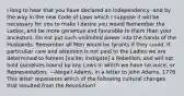 I long to hear that you have declared an independency -and by the way in the new Code of Laws which I suppose it will be necessary for you to make I desire you would Remember the Ladies, and be more generous and favorable to them than your ancestors. Do not put such unlimited power into the hands of the Husbands. Remember all Men would be tyrants if they could. If particuliar care and attention is not paid to the Ladies we are determined to foment [incite; instigate] a Rebellion, and will not hold ourselves bound by any Laws in which we have no voice, or Representation. —Abigail Adams, in a letter to John Adams, 1776 This letter represents which of the following cultural changes that resulted from the Revolution?