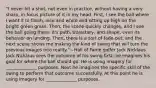 "I never hit a shot, not even in practice, without having a very sharp, in-focus picture of it in my head. First, I see the ball where I want it to finish, nice and white and sitting up high on the bright green grass. Then, the scene quickly changes, and I see the ball going there: it's path, trajectory, and shape, even its behavior on landing. Then, there is a sort of fade-out, and the next scene shows me making the kind of swing that will turn the previous images into reality." - Hall of Fame golfer Jack Nicklaus Jack Nicklaus sees the outcome of his swing first; he imagines his goal for where the ball should go. He is using imagery for ______________ purposes. Next he imagines the specific skill of the swing to perform that outcome successfully. At this point he is using imagery for ______________ purposes.