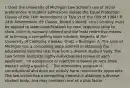 I: Does the University of Michigan Law School's use of racial preferences in student admissions violate the Equal Protection Clause of the 14th Amendment or Title VI of the CRA of 1964? R: 14th Amendment, EP Clause, Brown v Board: strict scrutiny must be applied to state classifications by race, requiring state to show action is narrowly tailored and the least restrictive means of achieving a compelling state interest. Regents of the University of California v Bakka, Gratz v Bollinger. A: The Univ of Michigan has a compelling state interest in obtaining the educational benefits that flow from a diverse student body. The Law School conducts highly individualized review of each applicant... no acceptance or rejection is based on race (they weren't using a quota C: · The admissions program is constitutional and does not unduly harm nonminority applicants. The law school has a compelling interest in attaining a diverse student body, and may consider race as a plus factor