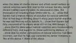 when the ideas of charles darwin and alfred russell wallace on natural selection were first read to the Linnean Society, two of Darwin's letters were included. As discussed in class, the importance of including these letters was to... a. ...show that Darwin had a mature theory of evolution by natural selection, that he had begun thinking about it many years earlier and that he was still fleshing out its details. b. ...show that Darwin had fully conceived of his theory while still on the HMS Beagle. c. ...show that his ideas about natural selection were fundamentally different from, and superior to, those outlined by Wallace. d. ...show that his earlier conceptions of natural selection had been incorrect, but that he had now corrected his earlier mistakes. e. Two of the above. f. None of the above.