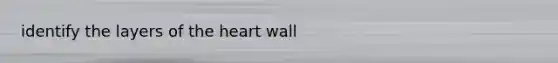 identify the layers of <a href='https://www.questionai.com/knowledge/kya8ocqc6o-the-heart' class='anchor-knowledge'>the heart</a> wall