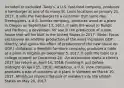 Included or excluded -Tasty's, a U.S. fast-food company, produces a hamburger at one of its many St. Louis locations on January 21, 2017. It sells the hamburger to a customer that same day. -Treetopplers, a U.S. lumber company, produces wood at a plant in Oregon on September 13, 2017. It sells the wood to Buildit and Partners, a developer, for use in the production of a new house that will be built in the United States in 2017. (Note: Focus exclusively on whether production of the wood increases GDP directly, and ignore the effect of production of the new house on GDP.) -Sofaland, a Swedish furniture company, produces a table at a plant in Virginia on December 5, 2017. It sells the table to a college student on December 24. -An accountant starts a client's 2017 tax return on April 14, 2018, finishing it just before midnight on April 15, 2018. -Athleticus, a U.S. shoe company, produces a pair of sneakers at a plant in Vietnam on March 10, 2017. Athleticus imports the pair of sneakers into the United States on May 20, 2017.