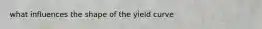 what influences the shape of the yield curve