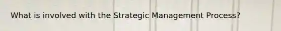 What is involved with the Strategic Management Process?