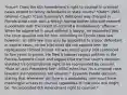 *Issue*: Does the 6th Amendment's right to counsel in criminal cases extend to felony defendants in state courts? *Date*: 1963 (Warren Court) *Case Summary*: Petitioner was charged in Florida state court with a felony: having broken into and entered a poolroom with the intent to commit a misdemeanor offense. When he appeared in court without a lawyer, he requested that the court appoint one for him. According to Florida state law, however, an attorney may only be appointed to a poor defendant in capital cases, so the trial court did not appoint one. He represented himself in trial. He was found guilty and sentenced to five years in prison. He filed a habeas corpus petition in the Florida Supreme Court and argued that the trial court's decision violated his constitutional right to be represented by counsel. *Rule of Law/ Precedent Set*: USSC ruled that "in a criminal case lawyers are necessities not luxuries." Expands Powell decision, stating that whenever jail time is a probability, one must have meaningful access to counsel regardless of how poor one might be. *Incorporated 6th Amendment right to counsel.*