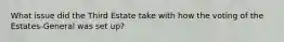What issue did the Third Estate take with how the voting of the Estates-General was set up?