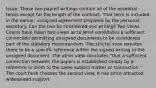 Issue: Those two payroll writings contain all of the essential terms except for the length of the contract. That term is included in the earlier, unsigned agreement prepared by the personal secretary. Can the two be considered one writing? Two Views Courts have taken two views as to what constitutes a sufficient connection permitting unsigned documents to be considered part of the statutory memorandum. The stricter view requires there to be a specific reference within the signed writing to the unsigned document. The other view concludes "that a sufficient connection between the papers is established simply by a reference in them to the same subject matter or transaction." The court here chooses the second view. It has since attracted widespread support.