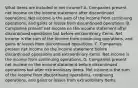 What items are included in net​ income? A. Companies present net income on the income statement after discontinued operations. Net income is the sum of the income from continuing​ operations, and gains or losses from discontinued operations. B. Companies present net income on the income statement after discontinued operations but before extraordinary items. Net income is the sum of the income from continuing​ operations, and gains or losses from discontinued operations. C. Companies present net income on the income statement before discontinued operations and extraordinary items. Net income is the income from continuing operations. D. Companies present net income on the income statement before discontinued operations but after extraordinary items. Net income is the sum of the income from discontinued​ operations, continuing​ operations, and gains or losses from extraordinary items.