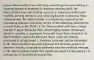 James Abercrombie has a thriving consulting firm specializing in training boards of directors in decision-making skills. Mr. Abercrombie has had striking success in reducing conflict and hostility among directors and allowing boards to develop more cohesiveness. Mr. Abercrombie is considering expanding his consulting practice overseas. Which of the following statements is most likely to be TRUE? a. Mr. Abercrombie will have a large market in Japan because the culture highly values consensus decision making. b. Japanese firms will have little interest in Mr. Abercrombie's specialty because these skills are already practiced at a high level. c. German firms will not be interested in Mr. Abercrombie's services because the German system of decision making is based on authority and few conflicts emerge. d. Mr. Abercrombie should find significant need for his services in companies in transitional economies