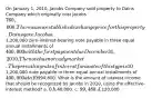 On January 1, 2010, Jacobs Company sold property to Dains Company which originally cost Jacobs 760,000. There was no established exchange price for this property. Dains gave Jacobs a1,200,000 zero-interest-bearing note payable in three equal annual installments of 400,000 with the first payment due December 31, 2010. The note has no ready market. The prevailing rate of interest for a note of this type is 10%. The present value of a1,200,000 note payable in three equal annual installments of 400,000 at a 10% rate of interest is994,800. What is the amount of interest income that should be recognized by Jacobs in 2010, using the effective-interest method? a. 0. b.40,000. c. 99,480. d.120,000.