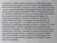 On January 1, 2019, Company A acquired 100% of the voting common stock of Company B from Company B's shareholders. Prior to the transaction, Company A had 11,440 shares of voting common stock outstanding and Company B had 5,000 shares of voting common stock outstanding. Which of the following terms or conditions of the transaction is an indicator that Company B is the acquiring entity for accounting purposes? Select one: Company A changed its name to "Company B." Company A issued 14,560 new shares of Company A common stock to execute the transaction. Immediately after the transaction, Company B's Chief Operating Officer became Company A's Chief Operating Officer. All other executive positions were held by Company A executives. The full slate of the Board of Directors is elected every two years. Company A Directors (from before the transaction) occupy 8 of the 12 seats on Company A's Board after the acquisition. Company B Directors (from before the transaction) occupy 4 of the 12 seats on Company A's Board after the acquisition.