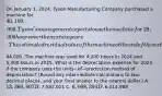 On January​ 1, 2024, Tyson Manufacturing Company purchased a machine for​ 40,100,000. Tyson's management expects to use the machine for​ 28,000 hours over the next six years. The estimated residual value of the machine at the end of the sixth year is​44,000. The machine was used for​ 4,200 hours in 2024 and​ 5,300 hours in 2025. What is the depreciation expense for 2024 if the company uses the units−of−production method of​ depreciation? (Round any intermediate calculations to two decimal​ places, and your final answer to the nearest​ dollar.) A. ​13,366,667 B. ​7,582,021 C. ​6,008,394 D. ​6,014,988