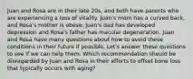 Juan and Rosa are in their late 20s, and both have parents who are experiencing a loss of vitality. Juan's mom has a curved back, and Rosa's mother is obese. Juan's dad has developed depression and Rosa's father has macular degeneration. Juan and Rosa have many questions about how to avoid these conditions in their future if possible. Let's answer these questions to see if we can help them. Which recommendation should be disregarded by Juan and Rosa in their efforts to offset bone loss that typically occurs with aging?