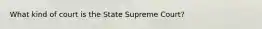 What kind of court is the State Supreme Court?