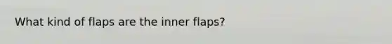 What kind of flaps are the inner flaps?