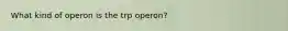 What kind of operon is the trp operon?