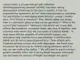 Lainey​ Fuller, a​ 10-year-old girl with​ attention-deficit/hyperactivity disorder​ (ADHD), has been taking atomoxetine​ (Strattera) for the past 4 months. It has not improved her​ symptoms, so her healthcare provider is changing her prescription to methylphenidate​ (Ritalin). Lainey's mother​ asks, "Isn't Ritalin a​ stimulant? That​ doesn't make any sense. How is a stimulant going to help Lainey get​ better?" What is the​ nurse's best​ response? ​"Stimulants like Ritalin will cause side effects like​ headache, increased heart​ rate, loss of​ appetite, and insomnia even when they are successful in treating​ ADHD." ​"It does seem like the opposite of what should​ happen, but stimulants help improve focus and attention in children with ADHD and do not increase​ hyperactivity." ​"Side effects with Strattera are less serious than with​ stimulants, but there is an increased risk of suicide in children taking​ Strattera, which is why we are making the​ switch." ​"We will have to watch​ Lainey's growth carefully when she is taking Ritalin because stimulants can decrease the amount of height and weight she​ gains."