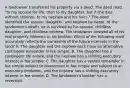 A landowner transferred his property via a deed. The deed read, "to my spouse for life, then to my daughter, but if she dies without children, to my nephew and his heirs." The deed identified the spouse, daughter, and nephew by name. At the landowner's death, he is survived by his spouse, childless daughter, and childless nephew. The landowner devised all of his real property interests to his brother. Which of the following most accurately reflects the ownership of the future interests in the land? A. The daughter and the nephew each have an alternative contingent remainder in fee simple. B. The daughter has a contingent life estate, and the nephew has a shifting executory interest in fee simple. C. The daughter has a vested remainder in fee simple subject to divestment in fee simple and subject to an executory limitation, and the nephew has a shifting executory interest in fee simple. D. The landowner's brother has a reversion.