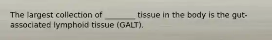 The largest collection of ________ tissue in the body is the gut-associated lymphoid tissue (GALT).