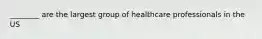 ________ are the largest group of healthcare professionals in the US