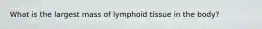 What is the largest mass of lymphoid tissue in the body?