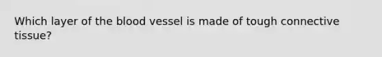 Which layer of <a href='https://www.questionai.com/knowledge/k7oXMfj7lk-the-blood' class='anchor-knowledge'>the blood</a> vessel is made of tough <a href='https://www.questionai.com/knowledge/kYDr0DHyc8-connective-tissue' class='anchor-knowledge'>connective tissue</a>?