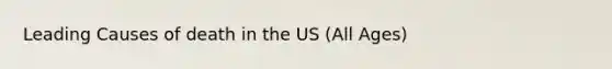 Leading Causes of death in the US (All Ages)
