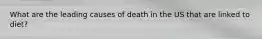 What are the leading causes of death in the US that are linked to diet?