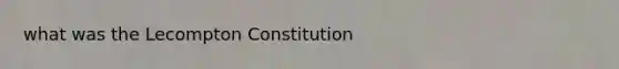 what was the Lecompton Constitution