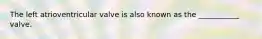 The left atrioventricular valve is also known as the ___________ valve.