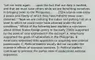 "Let me insist again . . . upon the fact that our duty is twofold, and that we must raise others while we are benefiting ourselves. In bringing order to the Philippines, . . . . [T]he islands now enjoy a peace and liberty of which they have hitherto never even dreamed." "Now we are civilizing the Indian and putting him on a level to which he could never have attained under the old conditions." Which of the following best explains a conclusion about United States foreign policy in the early 1900s supported by the point of view expressed in the excerpt? A. Americans supported the goals of nationalists in the Philippines. B. Americans expressed little opposition to acquiring new colonial possessions. C. Political leaders usually did not consider the economic effects of overseas ventures. D. Political leaders continued to promote the earlier idea of predestined national expansion.