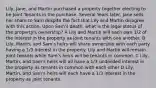 Lily, Jane, and Martin purchased a property together electing to be Joint Tenants in the purchase. Several Years later, Jane sells her share to Sam despite the fact that Lily and Martin disagree with this action. Upon Sam's death, what is the legal status of the property's ownership? A Lily and Martin will each own 1/2 of the interest in the property as joint tenants with one another. B Lily, Martin, and Sam's heirs will share ownership with each party having a 1/3 interest in the property. Lily and Martin will remain joint tenants while Sam's heirs will be tenants in common. C Lily, Martin, and Sam's heirs will all have a 1/3 undivided interest in the property as tenants in common with each other D Lily, Martin, and Sam's heirs will each have a 1/3 interest in the property as joint tenants.