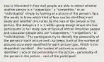 Lisa is interested in how well people are able to detect whether another person is a "cooperator," a "competitor," or an "individualist" simply by looking at a picture of the person's face. She wants to know which kind of face can be identified most easily and whether this varies by the race of the person in the picture. She designs a 2 × 3 within-group design where she has participants in her study look at faces of African American people and Caucasian people who are "cooperators," "competitors," or "individualists." The participants try to identify the personality of the person in each picture and Lisa keeps track of the number of pictures accurately identified for each picture type. Which is the dependent variable? - the number of pictures accurately identified - race of the personality in the picture - personality of the person in the picture - race of the participant