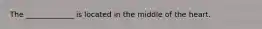 The _____________ is located in the middle of the heart.