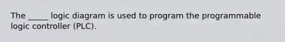 The _____ logic diagram is used to program the programmable logic controller (PLC).