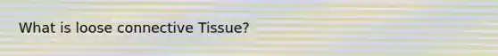 What is loose connective Tissue?